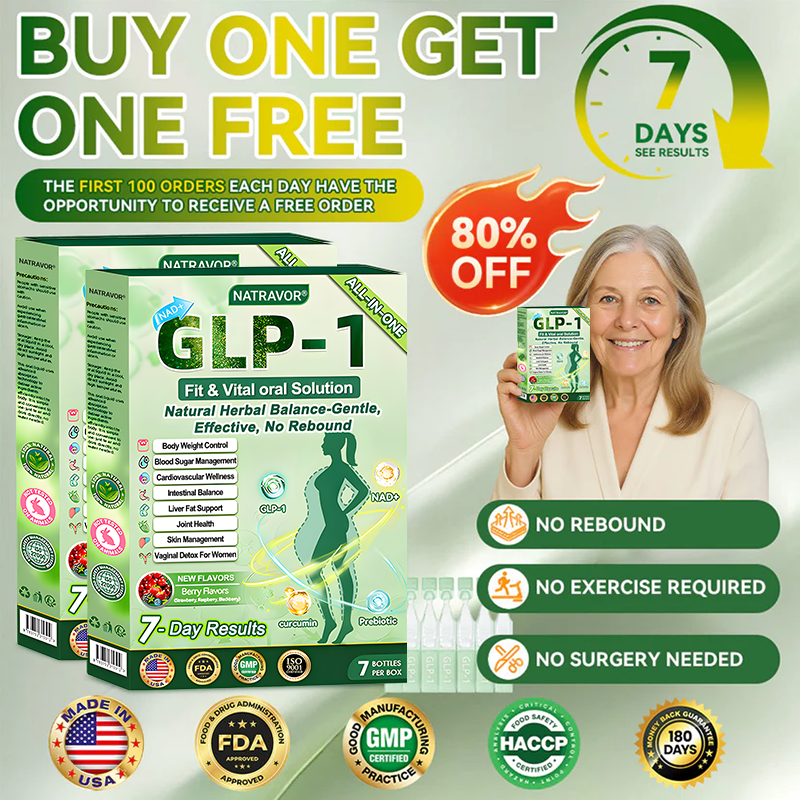 Official StoređNATRAVORÂźNAD+ GLP-1 Fit & Vital Oral Liquidđ©ââ€ïžâđš(Just once a day,visible changes in 7 days)â
For obesity,cardiovascular health,diabetes,sleep apnea,Gut Health,joint issues,and more