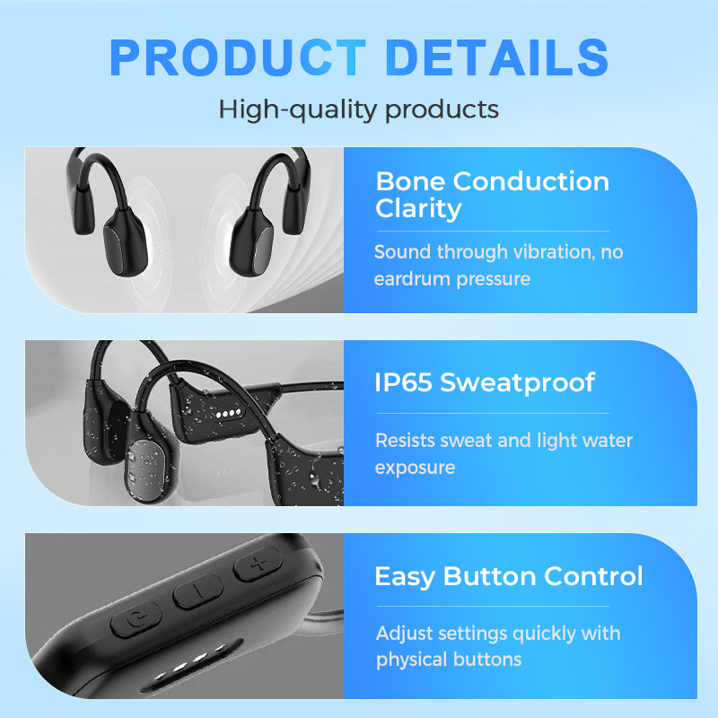 👂Revitalize your ears again💖 💥 LIMITED TIME OFFER!🔥Bone Conduction Smart Hearing Aid Bluetooth Earphones